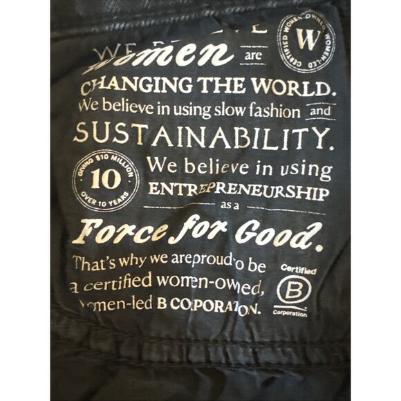 Frank & Eileen Monaghan Size 28  Mom Jeans Black Wash High Rise Straight $249 - Picture 13 of 16